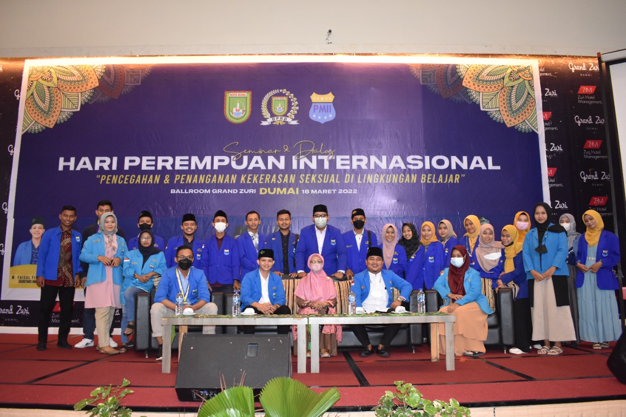 Peringati Hari Perempuan Internasional, PC PMII Kota Dumai Adakan Seminar dan Dialog