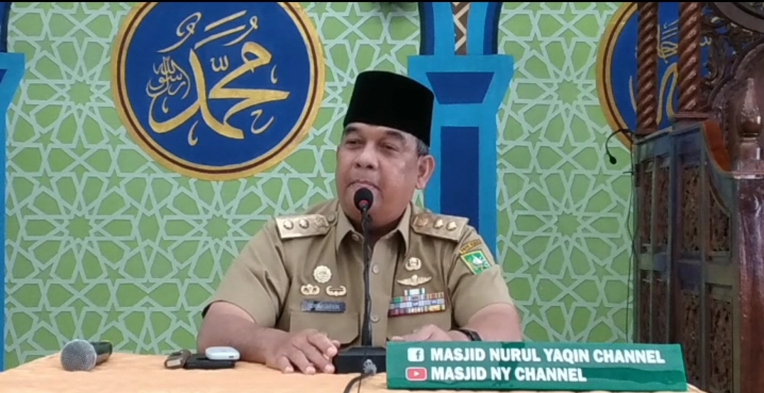 Wakil Gubernur Riau Jadi Penceramah Kajian Zuhur di Masjid Nurul Yaqin Pekanbaru