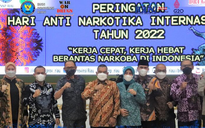 Peringati HANI 2022, BNNP Riau Punya 4 Strategi Perangi Narkoba