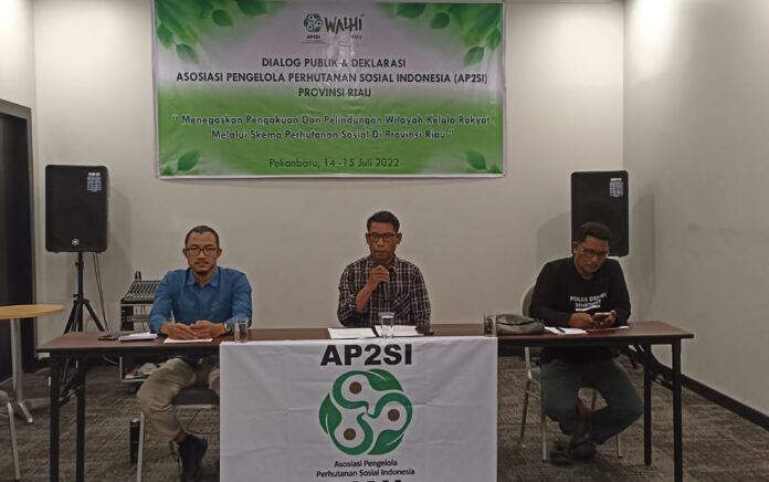 Asosiasi Pengelola Perhutanan Sosial Indonesia (AP2SI) Resmi Berdiri di Riau