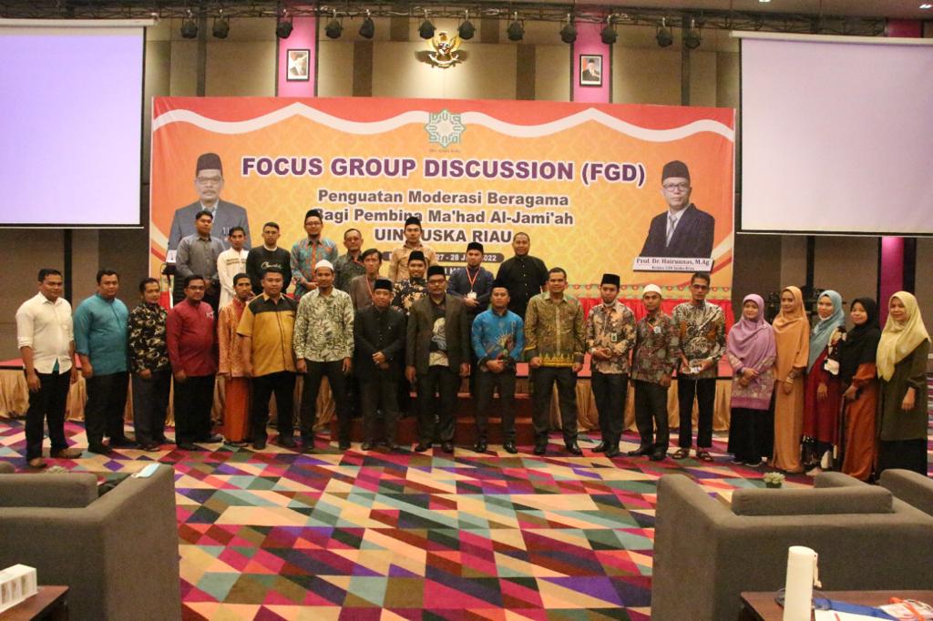Ma’had Al-Jami’ah UIN Suska Riau Gelar Diskusi Penguatan Moderasi Beragama