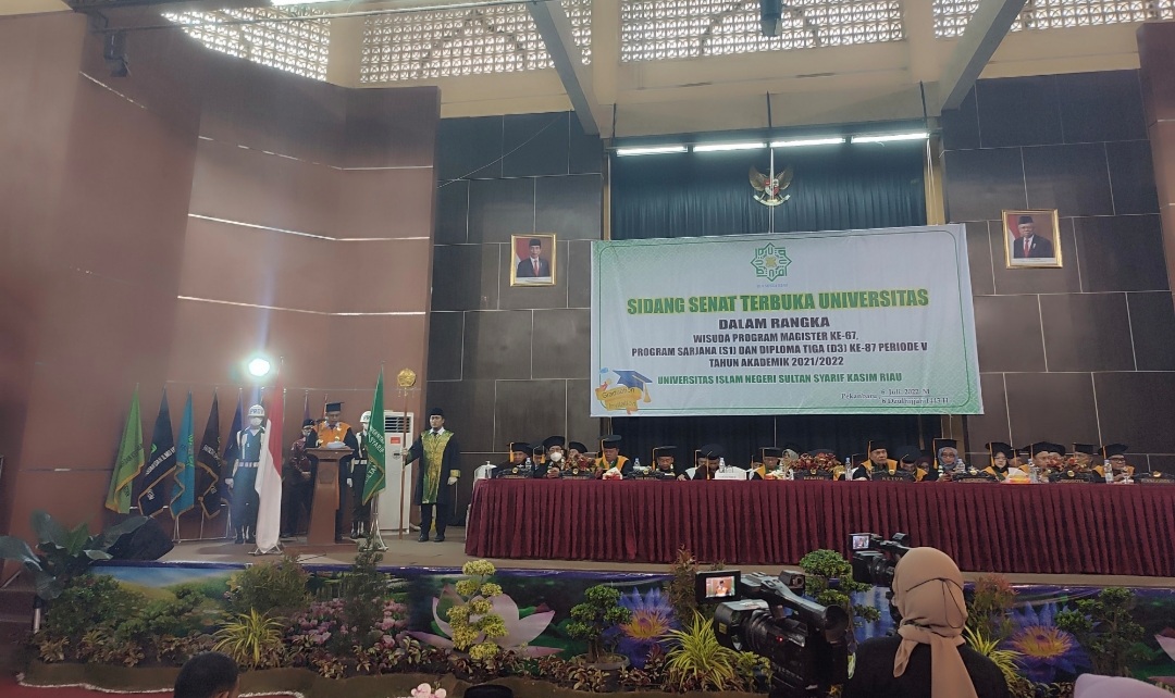 UIN Suska Riau Gelar Wisuda, Cetak 800 Alumni Baru