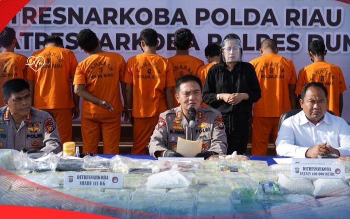 PMII Apresiasi Kapolda Riau yang Berhasil Ungkap 203 Kg Sabu dan 404 Ribu Butir Ekstasi Selama 4 Hari