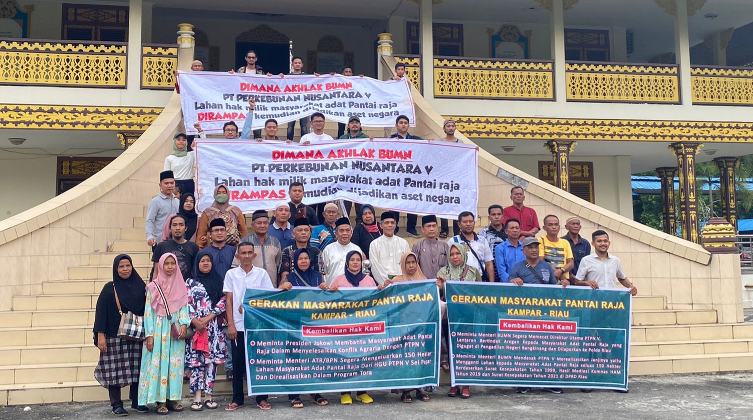 LAM Riau Lepas Keberangkatan Masyarakat Adat Pantai Raja ke Jakarta Demi Perjuangkan Haknya Atas Tanah