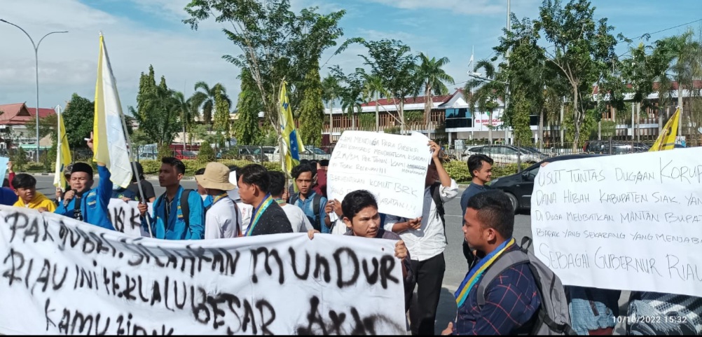 PMII Riau-Kepri Desak Gubernur Syamsuar Mundur dari Jabatannya