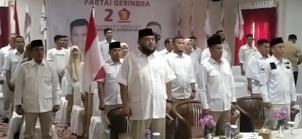 DPC Gerindra Rohul Siap Menangkan Prabowo Pada Pilpres 2024